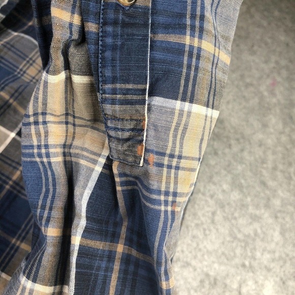 Eddie Bauer Shirt Shacket Men's XL Tall Heavy Cotton Button Up Collared Utility - Picture 6 of 8